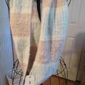 New NWT Super Soft Pastel Colors Neck Winter Infinity Scarf
